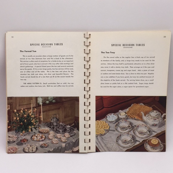 Vintage Glamour and the Hostess 1960s Marie Holmes Chatelaine Spiral Bound Book - Picture 10 of 15